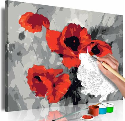 Πίνακας για να τον ζωγραφίζεις - Bouquet of Poppies 60x40 - Διαστάσεις (εκατ)Μήκος: 60 Ύψος: 40 από το Polihome