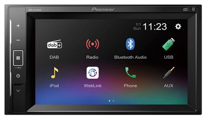 Pioneer Ηχοσύστημα Αυτοκινήτου Universal 2DIN (Bluetooth/USB/AUX/WiFi) με Οθόνη 6.2''