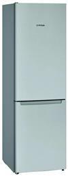 Pitsos Ψυγειοκαταψύκτης 305lt Total NoFrost Υ186xΠ60xΒ66εκ. Inox PKNB36NLE0