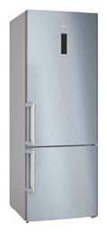 Pitsos Ψυγειοκαταψύκτης 508lt Total NoFrost Υ193xΠ70xΒ80εκ. Inox