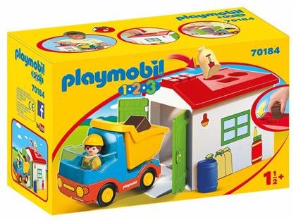 Playmobil 123 Φορτηγό με Γκαράζ για 1.5 ετών από το e-shop