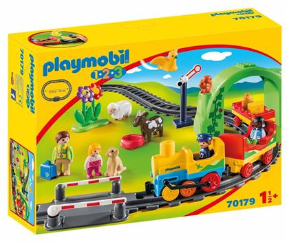 Playmobil 123 Σετ Τρένου με Ζωάκια και Επιβάτες για 1.5 ετών από το e-shop