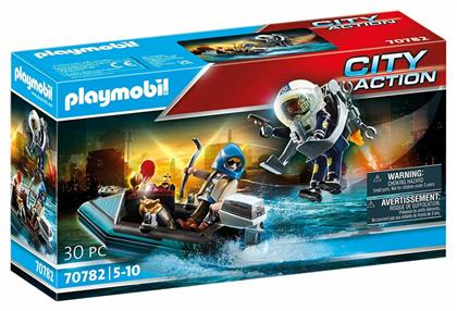 Playmobil City Action Jet Pack with Boat για 5-10 ετών από το Toyscenter