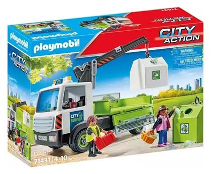 Playmobil City Action Όχημα Περισυλλογής Κάδων Ανακύκλωσης Γυαλιού για 4-10 ετών