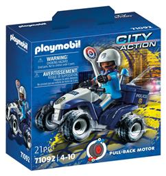 Playmobil City Action Police Quad για 4-10 ετών από το Moustakas Toys