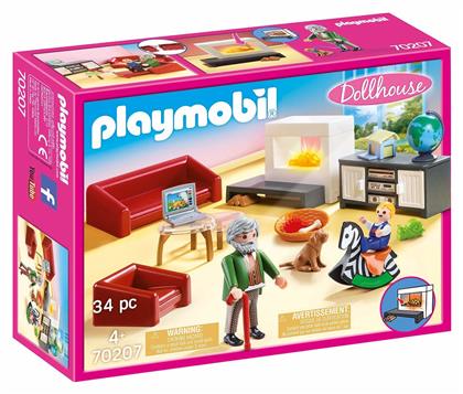 Playmobil Dollhouse Σαλόνι Κουκλόσπιτου για 4 ετών