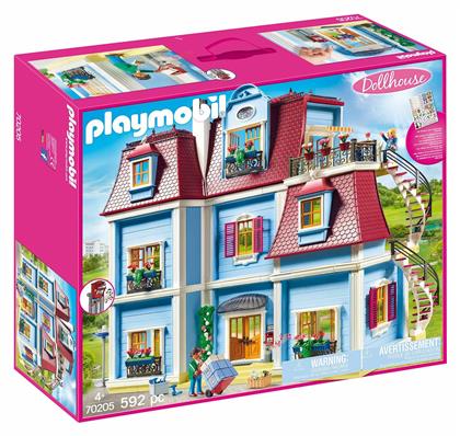 Playmobil Dollhouse Τριώροφο Κουκλόσπιτο για 4 ετών από το Moustakas Toys