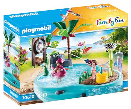 Playmobil Family Fun Small Pool with Water Sprayer για 4-10 ετών από το Moustakas Toys