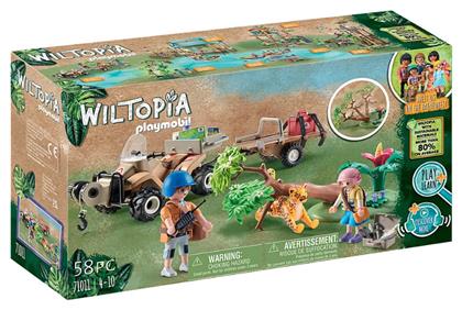 Playmobil Wiltopia Φροντιστές Ζώων με Εξερευνητικό Όχημα για 4-10 ετών από το e-shop