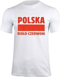 Polska S337909 Ανδρικό T-shirt Λευκό με Στάμπα