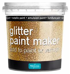 Polyvine Χρώμα Τεχνοτροπίας Glitter Paint Maker 0.075kg Χρυσό από το Esmarket