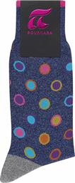 Pournara Ανδρικές Κάλτσες Με Σχέδια Μπλε 3677-1 από το Tobros