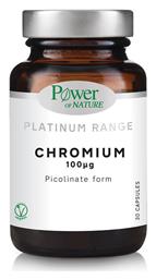 Power Of Nature Platinum Range Chromium 100mg 30 κάψουλες από το Pharm24