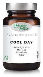 Power Of Nature Platinum Range Cool Day Συμπλήρωμα για το Άγχος 30 ταμπλέτες από το Pharm24