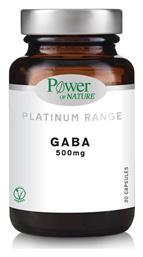 Power Of Nature Platinum Range GABA 500mg 30 κάψουλες