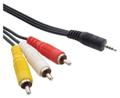 Powertech AV Cable 3.5mm male - 3x RCA male 1.5m (CAB-R010) από το Public