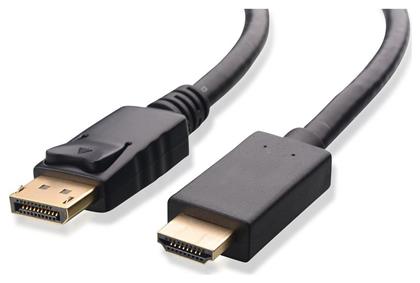 Powertech Cable DisplayPort male - HDMI male 5m (CAB-DP029) από το Public