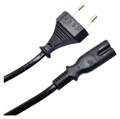 Powertech Euro - IEC C7 Cable 1.5m Μαύρο (CAB-P017)