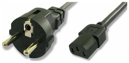 Powertech Schuko - IEC C13 Cable 1.5m Μαύρο (CAB-P020)