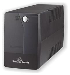 Powertech UPS Line-Interactive 1050VA 630W με 2 Schuko Πρίζες