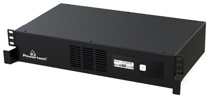 Powertech UPS Line-Interactive 2000VA 120W με 8 IEC Πρίζες