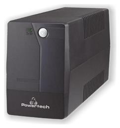 Powertech UPS Line-Interactive 850VA 510W με 2 Schuko Πρίζες