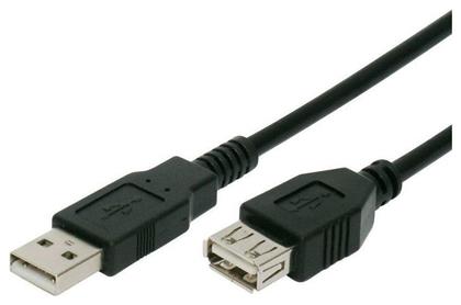 Powertech USB 2.0 Cable USB-A male - USB-A female Μαύρο 1.5m (CAB-U011) από το Public