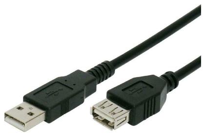 Powertech USB 2.0 Cable USB-A male - USB-A female Μαύρο 3m (CAB-U012) από το Public