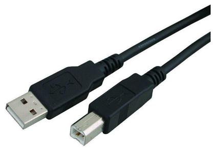 Powertech USB 2.0 Cable USB-A male - USB-B male Μαύρο 1.5m (CAB-U016) από το Public