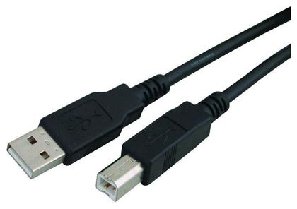 Powertech USB 2.0 Cable USB-A male - USB-B male Μαύρο 3m (CAB-U050) από το Public