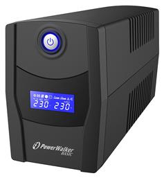 Powerwalker Basic VI 600 STL UPS Line-Interactive 600VA 360W με 2 Schuko Πρίζες από το e-shop