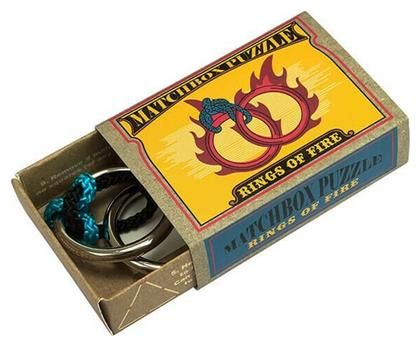 Professor Puzzle Matchbox Puzzles Ring Of Fire Γρίφος από Μέταλλο για 6+ Ετών MB115