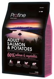 Profine Adult 3kg Ξηρά Τροφή για Ενήλικους Σκύλους με Σολομό και Πατάτες