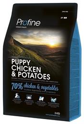 Profine Puppy 3kg Ξηρά Τροφή με Λίγα Σιτηρά για Κουτάβια με Κοτόπουλο και Πατάτες