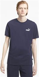 Puma Ανδρικό T-shirt Navy Μπλε με Λογότυπο από το Outletcenter