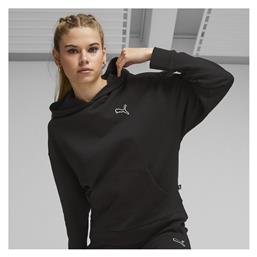 Puma Better Essentials Γυναικείο Φούτερ με Κουκούλα Μαύρο