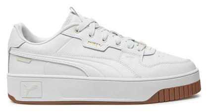 Puma Carina Street Lux Γυναικεία Sneakers Λευκο