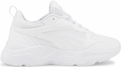 Puma Cassia Γυναικεία Chunky Sneakers Λευκά από το Outletcenter