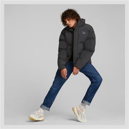 Puma Classics Ανδρικό Χειμωνιάτικο Μπουφάν Puffer Μαύρο από το Favela