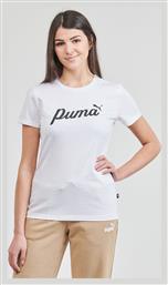 Puma Ess+ Γυναικείο T-shirt Λευκό