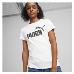 Puma Ess+ Γυναικείο T-shirt Λευκό από το Z-mall