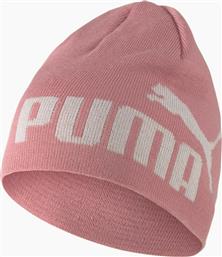 Puma Essential Logo Γυναικείος Beanie Σκούφος σε Ροζ χρώμα από το Outletcenter