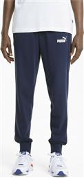 Puma Essential Παντελόνι Φόρμας με Λάστιχο Navy Μπλε από το Zakcret Sports