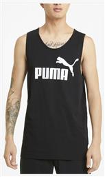 Puma Essentials Ανδρική Μπλούζα Αμάνικη Μαύρη