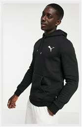 Puma Essentials Ανδρικό Φούτερ με Κουκούλα και Τσέπες Fleece Μαύρο από το Z-mall