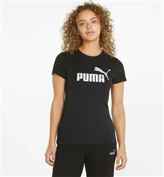 Puma Essentials Γυναικείο Αθλητικό T-shirt Μαύρο από το Modivo