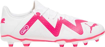 Puma Future Play FG/AG Χαμηλά Ποδοσφαιρικά Παπούτσια με Τάπες Λευκά από το Spartoo
