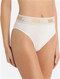 Puma High Leg Brief Ψηλόμεσο Γυναικείο Slip Λευκό από το Z-mall