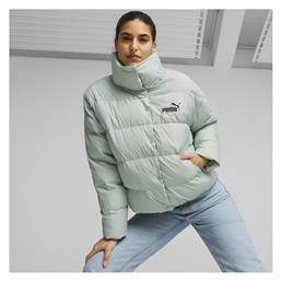 Puma Κοντό Γυναικείο Puffer Μπουφάν για Χειμώνα Πράσινο από το Z-mall