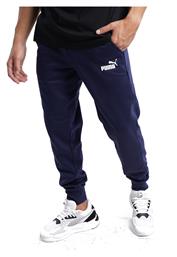 Puma Παντελόνι Φόρμας με Λάστιχο Fleece Navy Μπλε από το Cosmossport